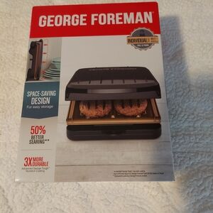 George Foreman Black Countertop Grill – Individual Size